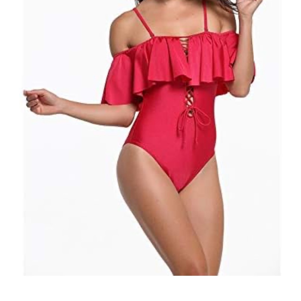 Cute Rhapsody in Raspberry Swimsuit - Picture 3 of 6